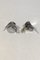 Boucles d'Oreilles Clip-on en Argent Massif par Hans Hansen pour Georg Jensen, Set de 2 2