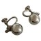 Sterling Silver Earring Screws by Hans Hansen, Set of 2 1