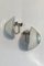 Sterling Silver Earrings No 131 by Nanna Ditzel for Georg Jensen, Set of 2 3