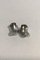 Sterling Silver Ear Clips by A. Michelsen, Set of 2, Image 3