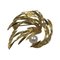 18 Karat Gold Brooch with Pearl from Georg Jensen & Wendel, Image 1