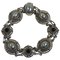 Bracelet en Argent Sterling No.449 Onyx Noir de Georg Jensen 1