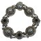 Sterling Silver Bracelet No 419 Black Onyx from Georg Jensen, Image 1