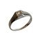 Ring in 14 Karat White Gold with Brilliant 1