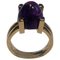 18 Carat Gold Ring with Amethyst from Georg Jensen, Image 1