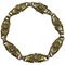 14 Karat Gold Segmented Bracelet with Brilliants No 251 from Georg Jensen 1