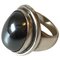 Sterling Silver Ring No 46a with Hematite from Georg Jensen 1