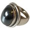 Sterling Silver Ring No 46a with Hematite from Georg Jensen, Image 1