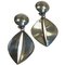 Sterling Silver Ear Clips No 380b from Georg Jensen, Image 1