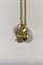 Sterling Silver Gilded & Porcelain Necklace Pendant No 239 by Georg Jensen for Royal Copenhagen 3