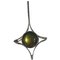 Finnish Sterling Silver Necklace Pendant with Olive-Colored Stone 1