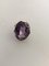 14 Karat Gold Ring Marked JF Ornamented with Amethyst Stone 3