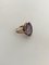 14 Karat Gold Ring Marked JF Ornamented with Amethyst Stone, Image 2