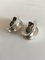 Sterling Silver SIK Earrings from Silversmithy in Kolding, Set of 2 2
