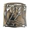 Arts & Crafts English Silver Belt Buckle 1