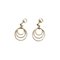 Earrings with Screws in 14 Karat Gold, Image 1