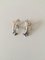 Sterling Silver Earclips with Dolphins #129 from Georg Jensen, Set of 2 2