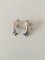 Sterling Silver Earclips with Dolphins #129 from Georg Jensen, Set of 2, Image 2