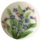 Bottone in porcellana con motivo floreale dipinto a mano di Royal Copenhagen, Immagine 1