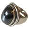 Sterling Silver Ring No 46a with Hematite from Georg Jensen 1