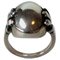 Sterling Silver Ring with Silver Stone No 51 from Georg Jensen 1