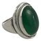 Grüner Ring aus Achat & Sterlingsilber # 46a von Georg Jensen 1