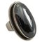 Hematite & Sterling Silver #46e Ring from Georg Jensen 1