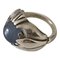 Blue Stone & Sterling Silver #59 Ring from Georg Jensen, Image 1