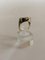 18 Karat Partly Rhodinated Gold Ring with 10 Brilliant Diamonds from Georg Jensen 3