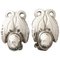 Sterling Silver Ear Clips No 108 from Georg Jensen, Image 1