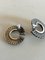 Sterling Silver #97 Earrings from Georg Jensen, Set of 2, Image 3