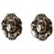 Boucles d'Oreilles Annuelles en Argent Sterling de Georg Jensen, 2000, Set de 2 1