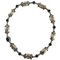 Halskette aus Sterlingsilber & schwarzem Onyx # 15 von Georg Jensen 1