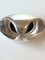 Bague en Pierre Noire & Argent Sterling par Henning Koppel pour Georg Jensen 4