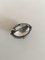 Sterling Silver Brooch with Black Jewelry Stone #419 from Georg Jensen 3