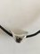 Leder Halskette mit Sterlingsilber Hängelampe in Form einer Taube / eines Vogels von Hans Hansen 2