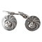 Boutons de Manchette # 53 en Argent Sterling de Georg Jensen, Set de 2 1