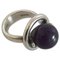 Sterling Silver & Amethyst Ring from Hans Hansen 1
