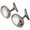 Boutons de Manchette # 120 en Argent Sterling par Torun pour Georg Jensen, Set de 2 1