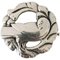 Broche de plata esterlina # 123 con paloma de Georg Jensen, Imagen 1