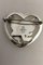 Sterling Silver Heart-Shaped #239 Brooch with Dove from Georg Jensen 2
