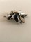 Sterling Silver and 18 Karat Gold Lene Munthe Brooch No 399 from Georg Jensen 4