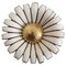 Daisy Brooch in Gilded Sterling Silver and White Enamel from Anton Michelsen 1