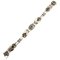 Sterling Silver No. 3 Bracelet with Hematite Stones from Georg Jensen 1