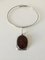 Necklace in Sterling Silver and Amber from Bent Knudsen 2