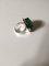 Sterling Silver Ring with Green Stone from Bent Knudsen 3