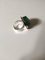 Sterling Silver Ring with Green Stone from Bent Knudsen, Image 3