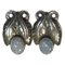 Sterling Silver No. 108 Ear Clips from Georg Jensen 1