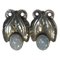 Sterling Silver No. 108 Ear Clips from Georg Jensen, Image 1