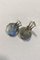 Sterling Silver No 36 Opal Ear Clips from Georg Jensen, Set of 2 3